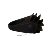 Pretty Love Chester cock ring with clitoral stimulation black