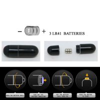 Pretty Love penis sheath with clitoral stimulation black 14 cm