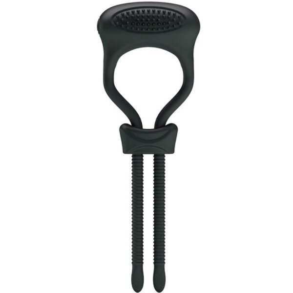 Pretty Love Curitis penis loop with clitoral stimulation black