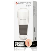 Pretty Love Kitty White Mastubator white