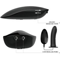 Pretty Love Myron Strap on mit Dildo und Vibration schwarz