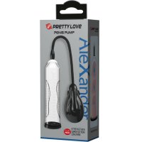 Pretty Love Alexander automatic penis pump transparent