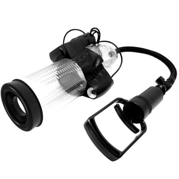 Pretty Love Alexander penis pump with vibration transparent