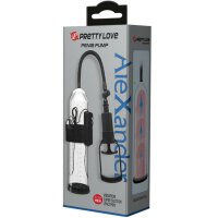 Pretty Love Alexander penis pump with vibration transparent