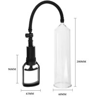 Pretty Love Alexander Penispumpe mit Kolbengriff transparent