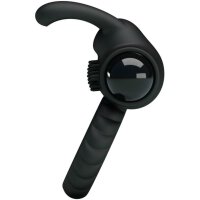 Pretty Love Eudora cock ring with clitoral stimulation black