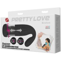 Pretty Love Male Breton Multifunktions Mastubator schwarz