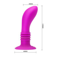 Pretty Love Booty Passion Vibrations Anal Plug mit Saugnapf pink