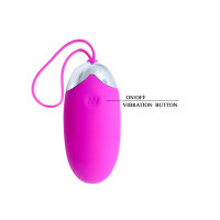 Pretty Love Abner App Vibrating egg with remote control pink
