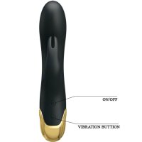 Pretty Love Smart Double Pleasure Vibrator black gold
