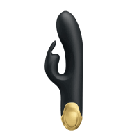 Pretty Love Smart Double Pleasure Vibrator black gold