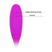Pretty Love Smart Snaky Vibe 2 Peitsche/Doppelvibrator pink