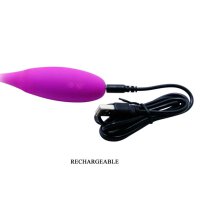 Pretty Love Smart Snaky Vibe 2 Peitsche/Doppelvibrator pink