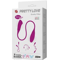 Pretty Love Smart Snaky Vibe 2 Peitsche/Doppelvibrator pink