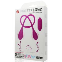 Pretty Love Dream Lovers Whip 2 Whip/double vibrator pink