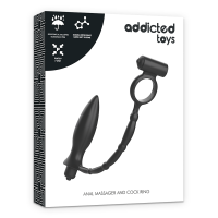 Addicted Toys Anal Massager And Cock Ring