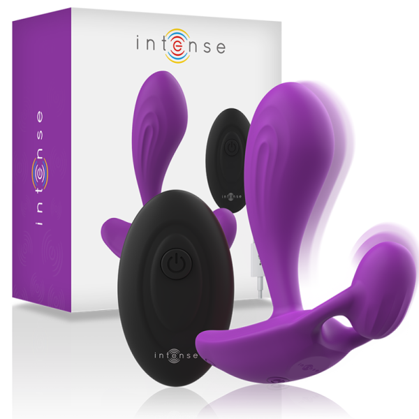 Intense Analplug mit Vibration in Lila