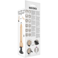 Basecock - Vibrator with remote control Naturally with testicles
