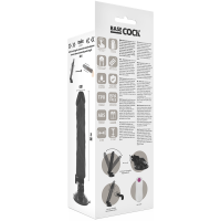Basecock vibrator 21 cm black