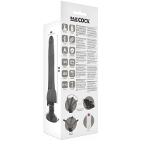 Basecock vibrator 18.5 cm in black