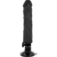 Basecock vibrator with remote control 21 cm Black