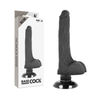 Basecock Vibrator 18,5 cm Black