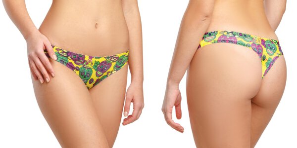 MemèMe Skulls Lovers Muertos Thong S