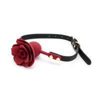 Silicone Red Rose Gag