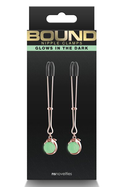 Bound Nipple Clamps G1 Rose Gold