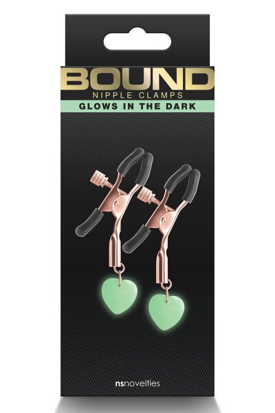 Bound Nipple Clamps G3 Rose Gold