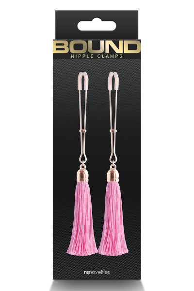 Bound Nipple Clamps T1 Pink