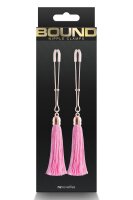Bound Nipple Clamps T1 Pink