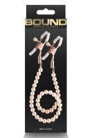 Bound Nipple Clamps Dc1 Rose Gold