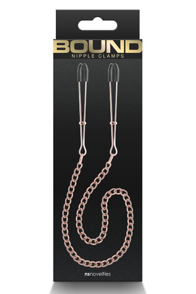Bound Nipple Clamps DC3 Rose Gold