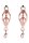 Bound Nipple Clamps C3 Rose Gold