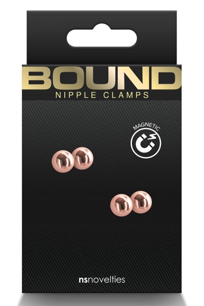 Bound Nipple Clamps M1 Rose Gold