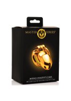 Midas Locking Chastity Cage 18K Gold-Plated Gold