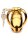 Midas Locking Chastity Cage 18K Gold-Plated Gold
