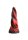 Hell Kiss Twisted Tongues Silicone Dildo - Red - 18,8 cm
