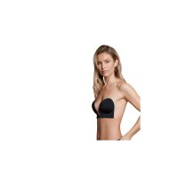 Bye Bra Seamless U-Style Bra Cup A Black
