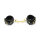 Shiny Black Leather Handcuff