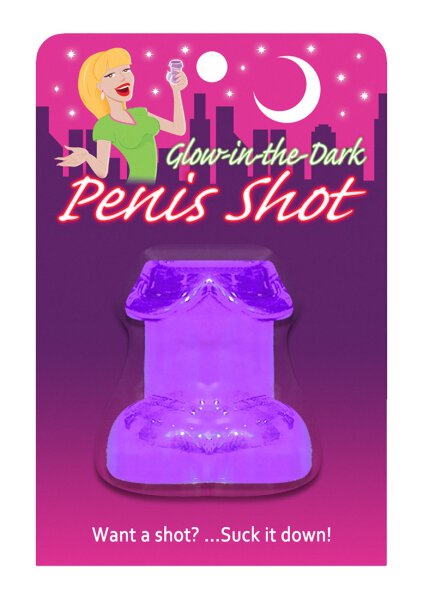 Glow-in-the-Dark Penis Shot Purple