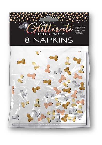 Glitterati Penis, Party Napkins
