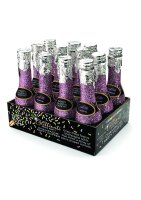 Glitterati Champagne Confetti Display of 12