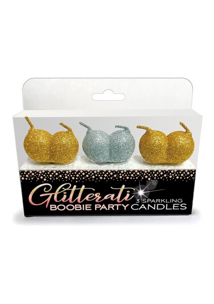 Glitterati Boobie Candle Set 56 g