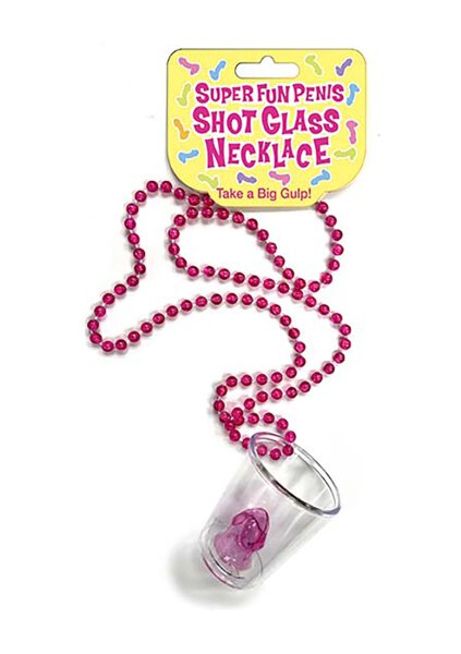 Super Fun Penis Shot Glass Necklace