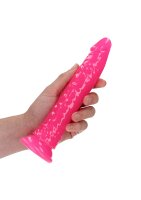Slim Realistic Dildo with Suction Cup - Glow in the Dark -  22 cm