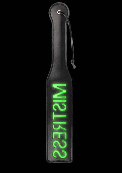 Mistress Paddle Glow in the Dark