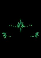 Shots Ouch! Body jewelry glowing face stickers