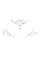 Shots Ouch! Body jewelry glowing face stickers